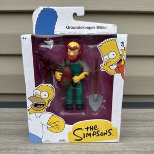 Jakks Pacific The Simpsons Groundskeeper Willie 5-inch Action Figure 2024 Read